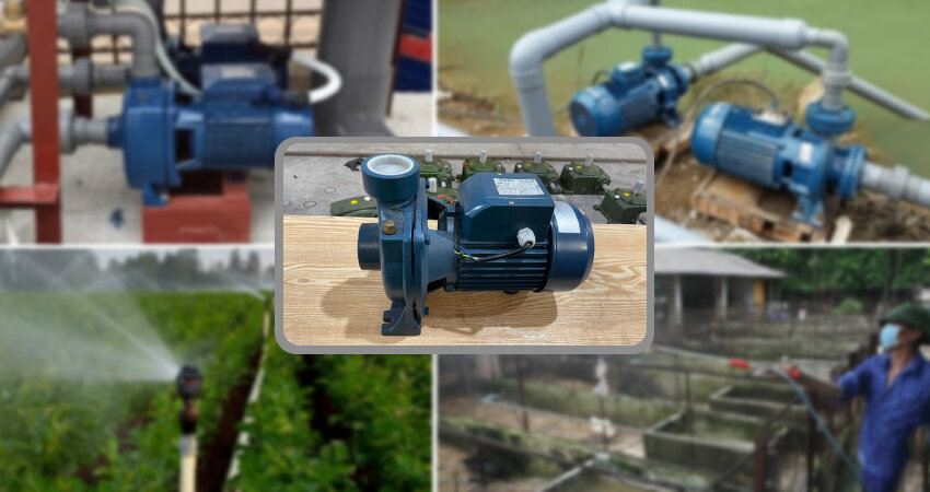 Các ứng dụng thực tế của máy bơm nước 1 pha trong gia dụng và công nghiệp
