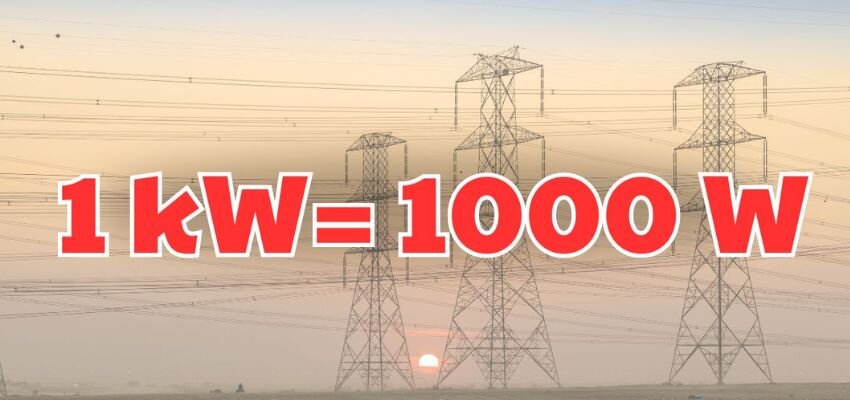 Bảng quy đổi kW sang W giúp tiết kiệm thời gian khi tính toán công suất điện