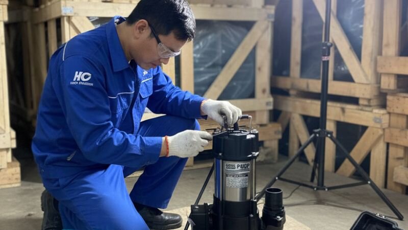 Lắp đặt máy bơm chìm đúng kỹ thuật