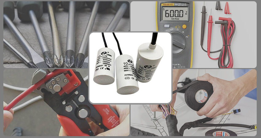 Trước khi bắt tay vào việc nối dây điện máy bơm chìm và đấu tụ, việc chuẩn bị kỹ lưỡng là vô cùng quan trọng