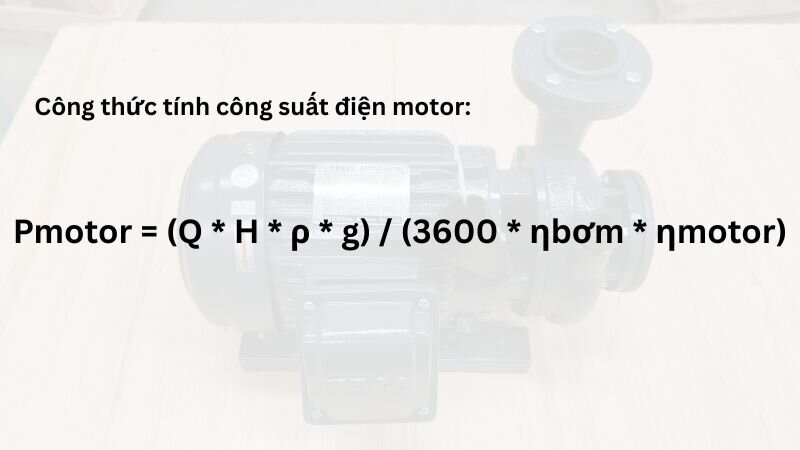 Công thức tính công suất điện motor.