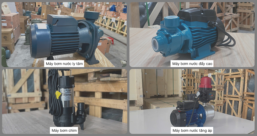 Thị trường hiện nay cung cấp một loạt các loại máy bơm nước, được thiết kế để phù hợp với đa dạng yêu cầu sử dụng